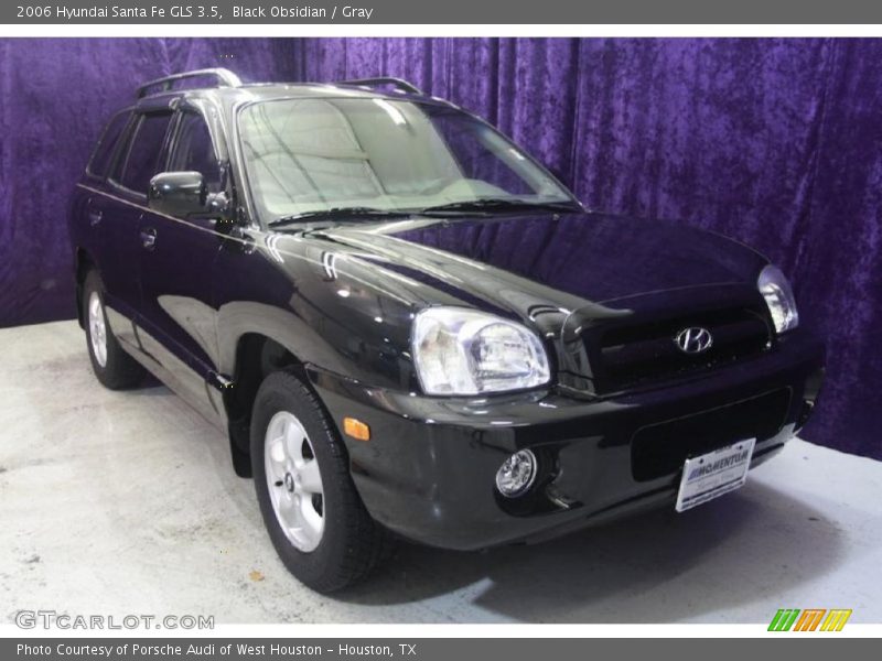 Black Obsidian / Gray 2006 Hyundai Santa Fe GLS 3.5