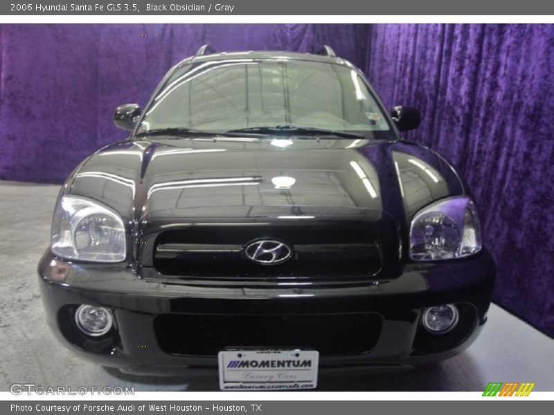 Black Obsidian / Gray 2006 Hyundai Santa Fe GLS 3.5