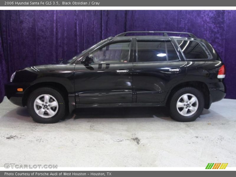 Black Obsidian / Gray 2006 Hyundai Santa Fe GLS 3.5