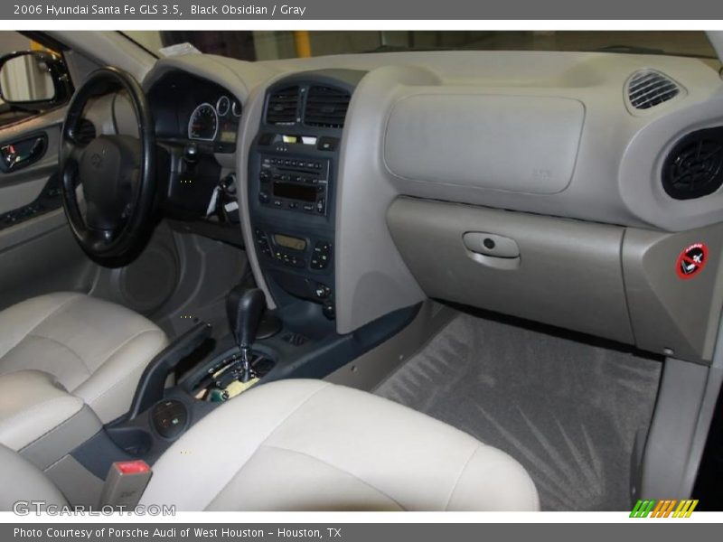 Black Obsidian / Gray 2006 Hyundai Santa Fe GLS 3.5