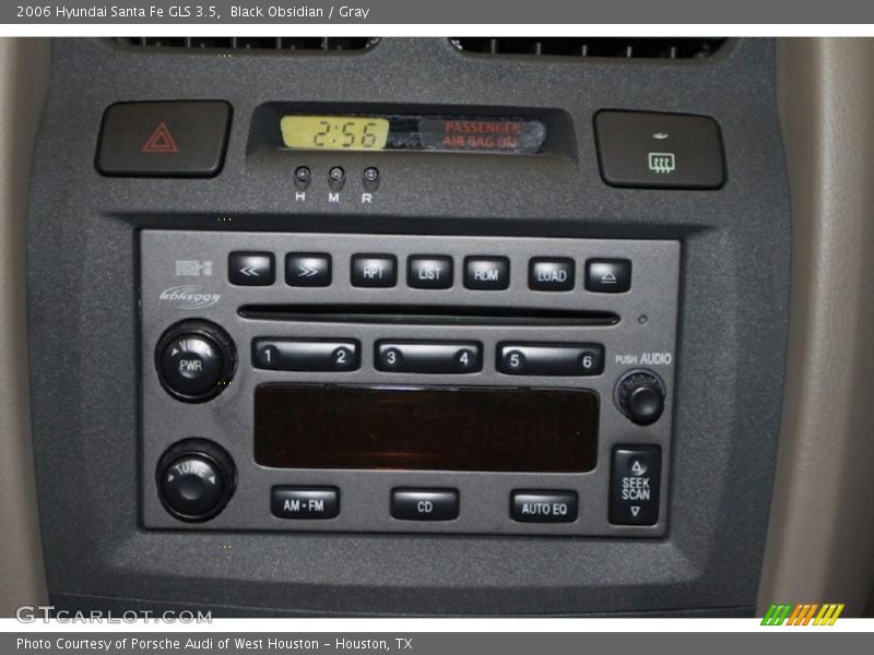 Black Obsidian / Gray 2006 Hyundai Santa Fe GLS 3.5