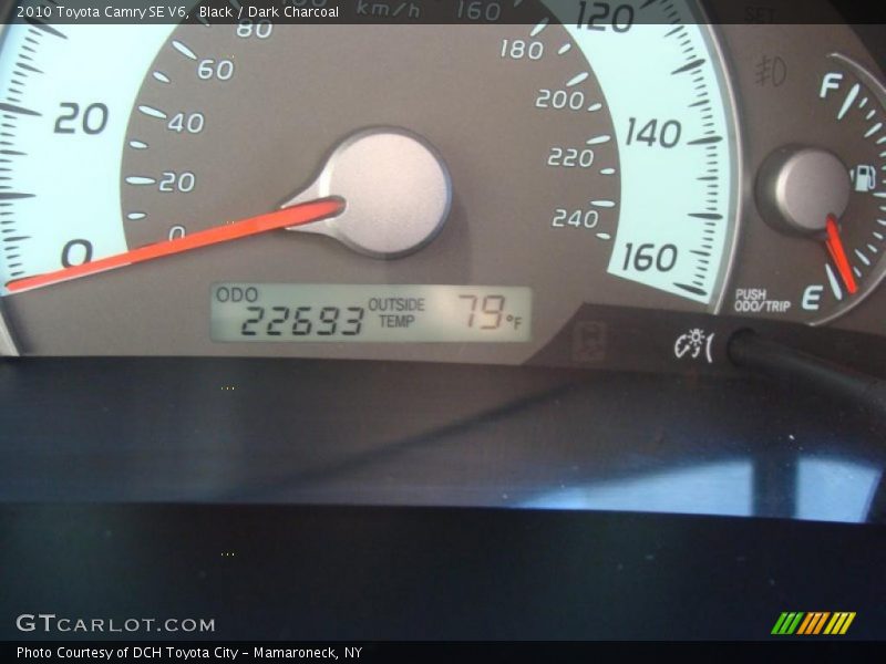 Black / Dark Charcoal 2010 Toyota Camry SE V6