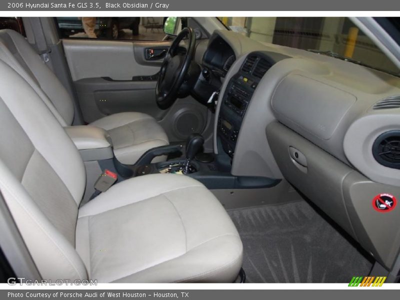 Black Obsidian / Gray 2006 Hyundai Santa Fe GLS 3.5