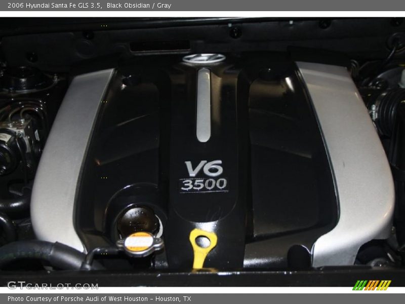 Black Obsidian / Gray 2006 Hyundai Santa Fe GLS 3.5