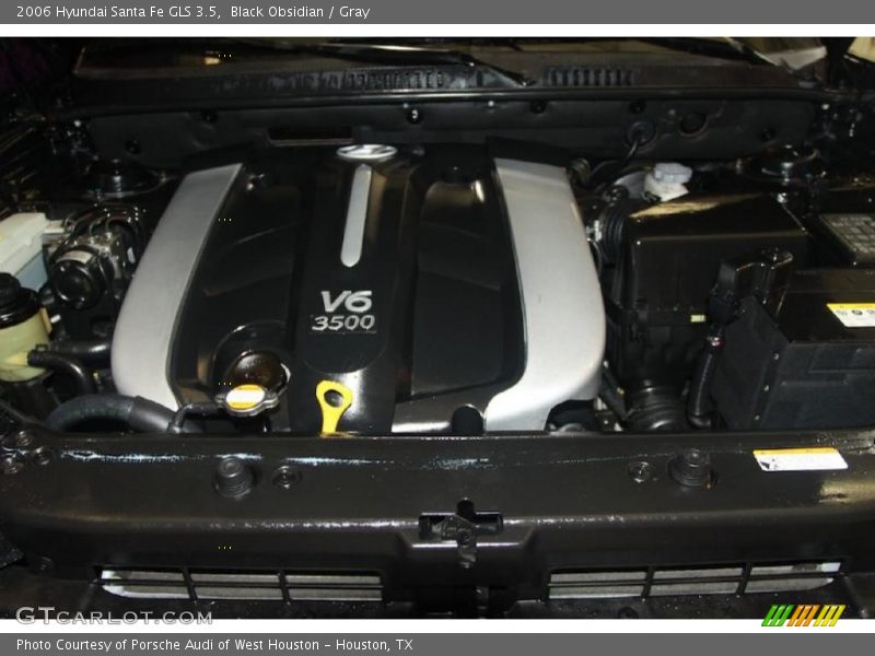 Black Obsidian / Gray 2006 Hyundai Santa Fe GLS 3.5