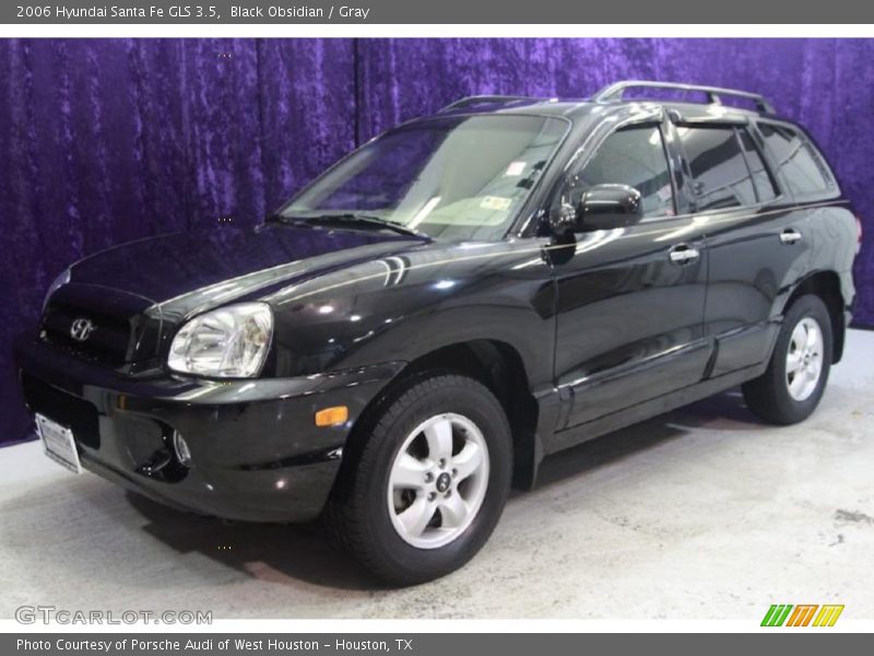Black Obsidian / Gray 2006 Hyundai Santa Fe GLS 3.5