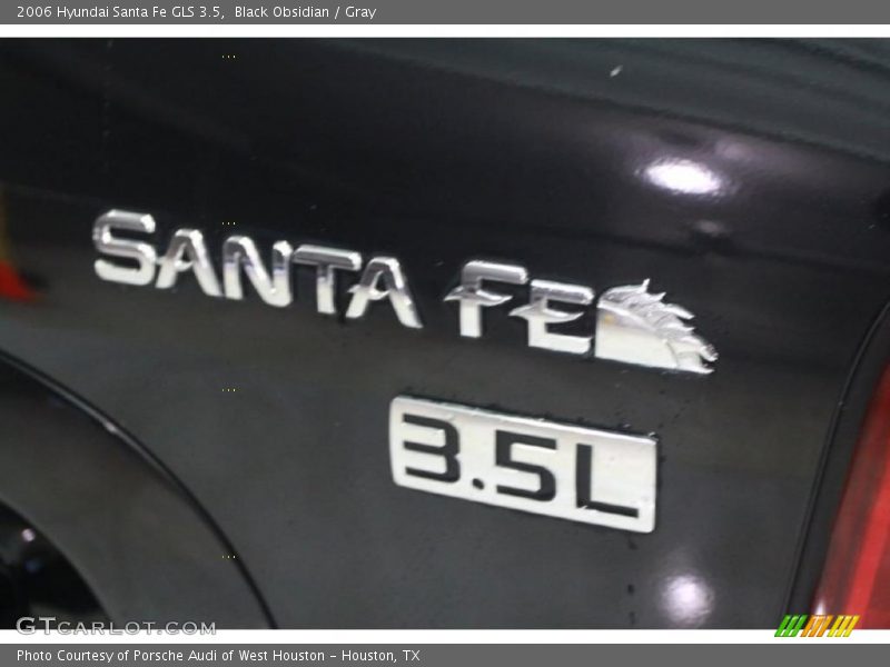 Black Obsidian / Gray 2006 Hyundai Santa Fe GLS 3.5