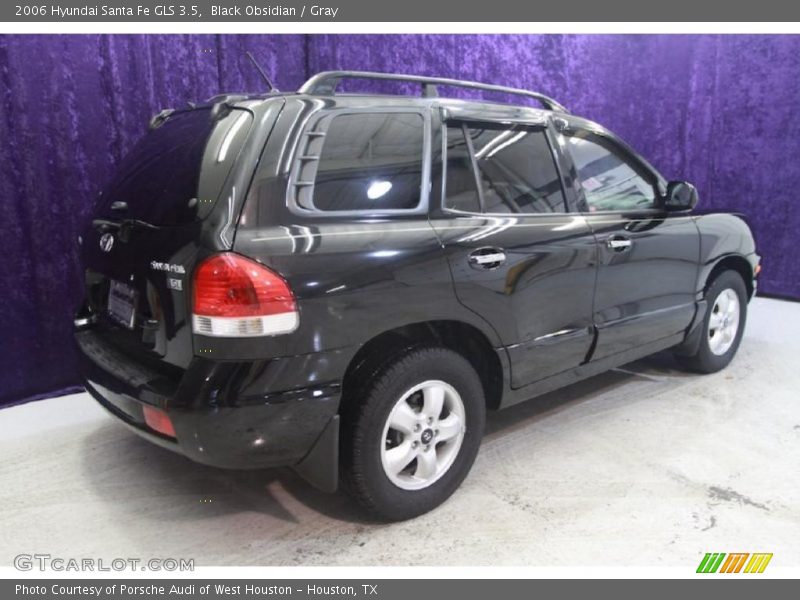 Black Obsidian / Gray 2006 Hyundai Santa Fe GLS 3.5