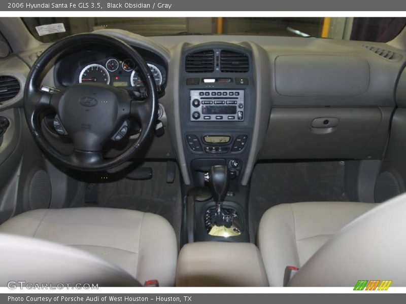 Black Obsidian / Gray 2006 Hyundai Santa Fe GLS 3.5