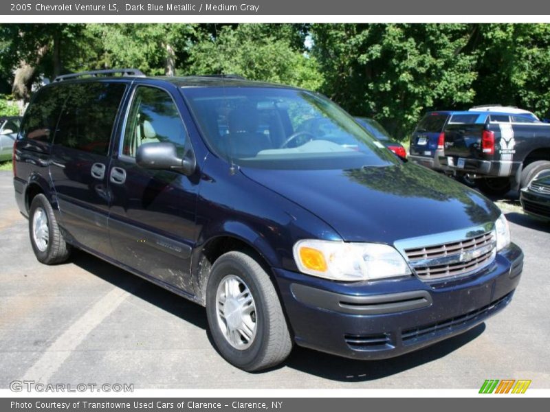Dark Blue Metallic / Medium Gray 2005 Chevrolet Venture LS