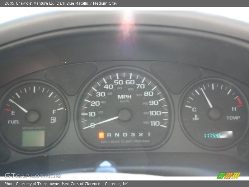 Dark Blue Metallic / Medium Gray 2005 Chevrolet Venture LS
