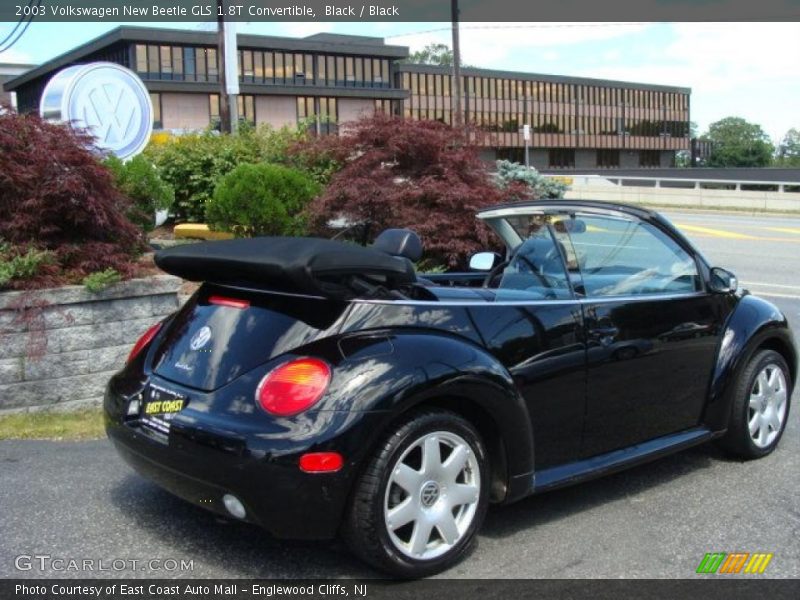 Black / Black 2003 Volkswagen New Beetle GLS 1.8T Convertible