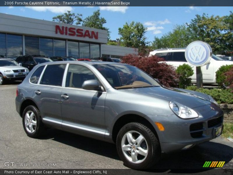 Titanium Metallic / Havanna/Sand Beige 2006 Porsche Cayenne Tiptronic