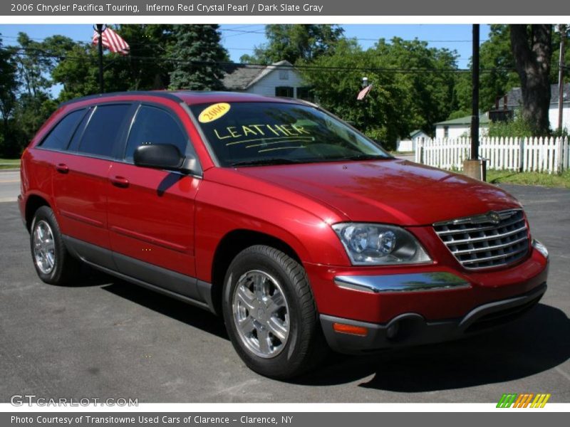 Inferno Red Crystal Pearl / Dark Slate Gray 2006 Chrysler Pacifica Touring