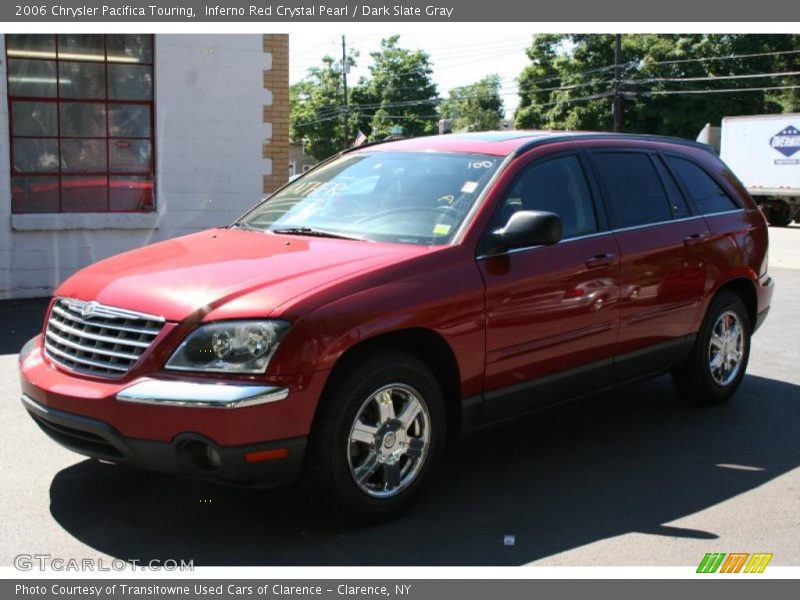 Inferno Red Crystal Pearl / Dark Slate Gray 2006 Chrysler Pacifica Touring