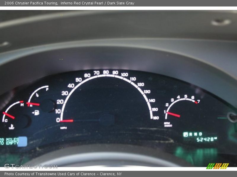 Inferno Red Crystal Pearl / Dark Slate Gray 2006 Chrysler Pacifica Touring