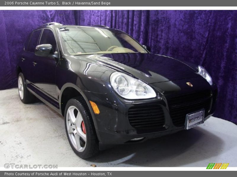 Black / Havanna/Sand Beige 2006 Porsche Cayenne Turbo S