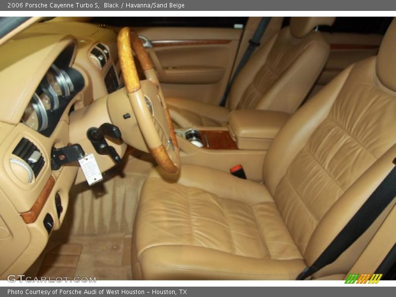 Black / Havanna/Sand Beige 2006 Porsche Cayenne Turbo S