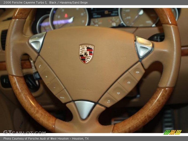 Black / Havanna/Sand Beige 2006 Porsche Cayenne Turbo S