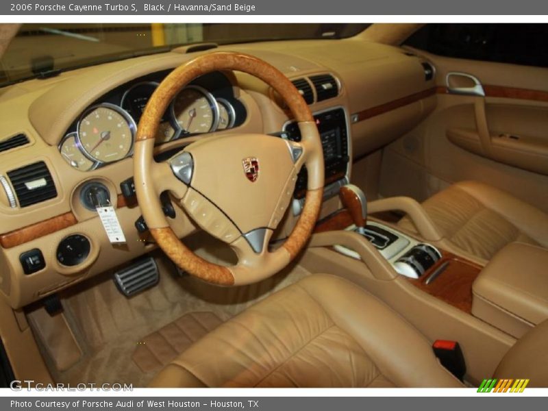 Black / Havanna/Sand Beige 2006 Porsche Cayenne Turbo S