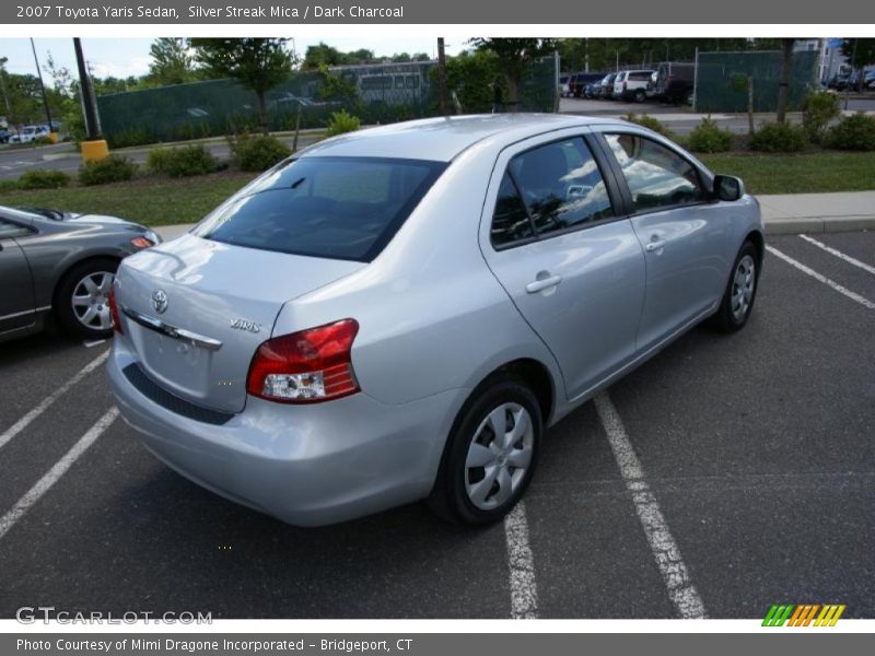 Silver Streak Mica / Dark Charcoal 2007 Toyota Yaris Sedan