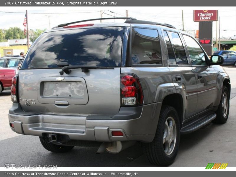 Graphite Metallic / Light Gray 2007 Chevrolet TrailBlazer LS 4x4