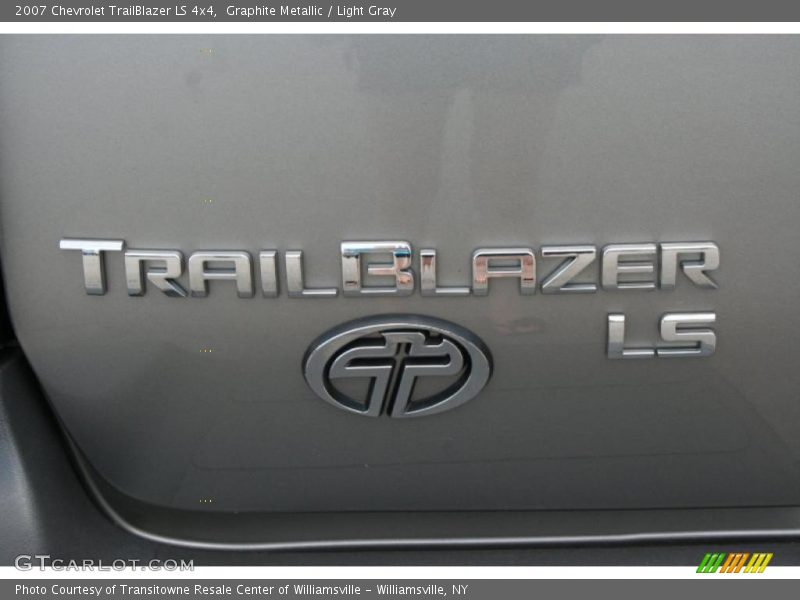 Graphite Metallic / Light Gray 2007 Chevrolet TrailBlazer LS 4x4