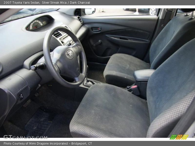 Silver Streak Mica / Dark Charcoal 2007 Toyota Yaris Sedan