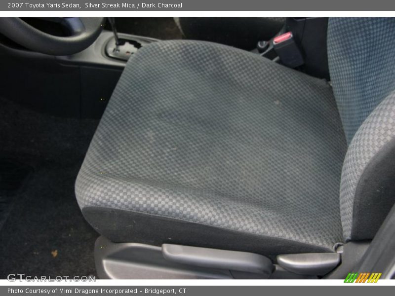 Silver Streak Mica / Dark Charcoal 2007 Toyota Yaris Sedan