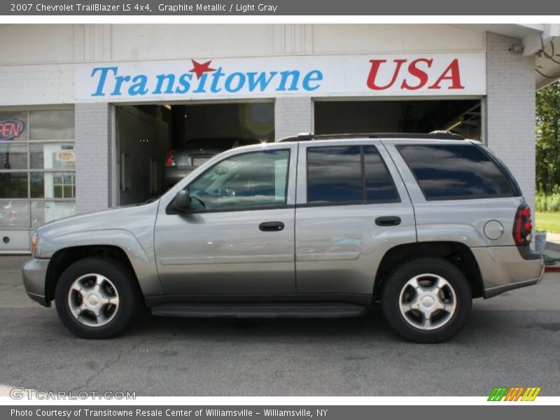 Graphite Metallic / Light Gray 2007 Chevrolet TrailBlazer LS 4x4