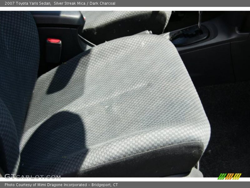 Silver Streak Mica / Dark Charcoal 2007 Toyota Yaris Sedan