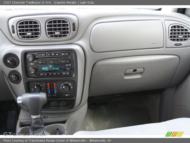 Graphite Metallic / Light Gray 2007 Chevrolet TrailBlazer LS 4x4