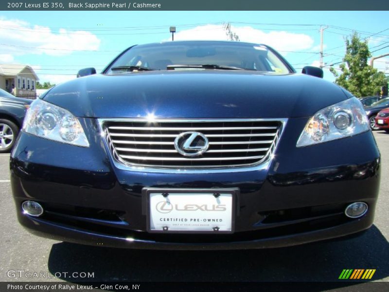 Black Sapphire Pearl / Cashmere 2007 Lexus ES 350