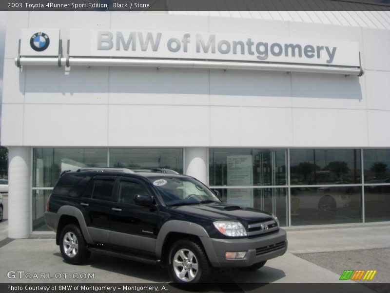 Black / Stone 2003 Toyota 4Runner Sport Edition