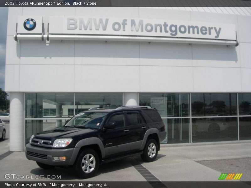 Black / Stone 2003 Toyota 4Runner Sport Edition