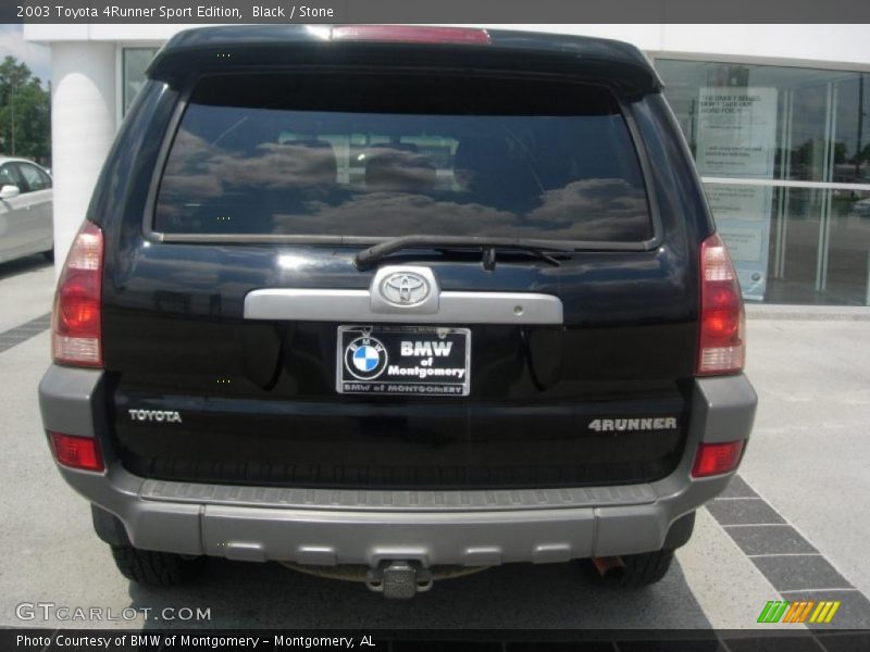 Black / Stone 2003 Toyota 4Runner Sport Edition