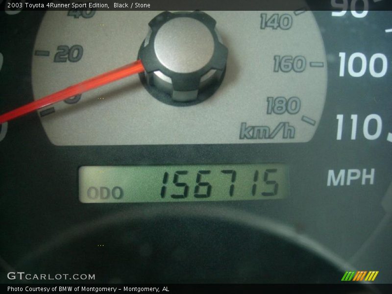 Black / Stone 2003 Toyota 4Runner Sport Edition