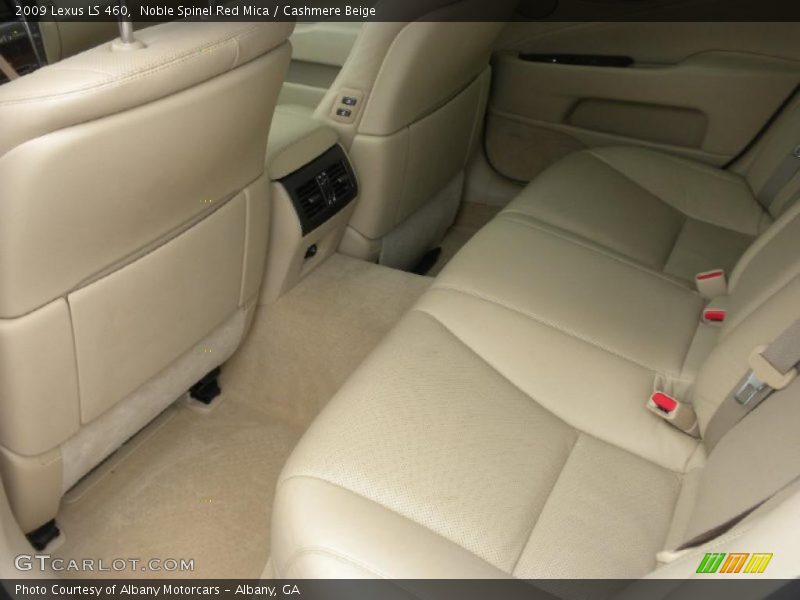 Noble Spinel Red Mica / Cashmere Beige 2009 Lexus LS 460