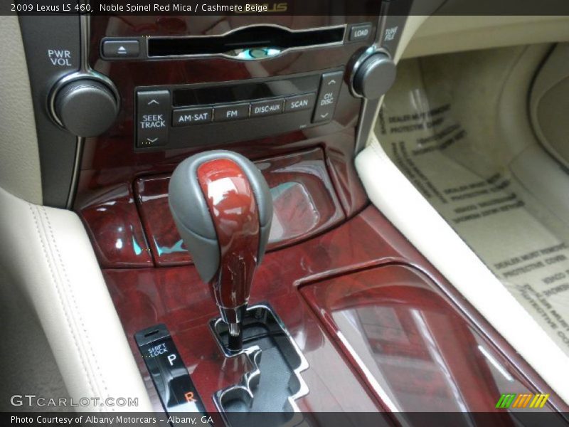 Noble Spinel Red Mica / Cashmere Beige 2009 Lexus LS 460