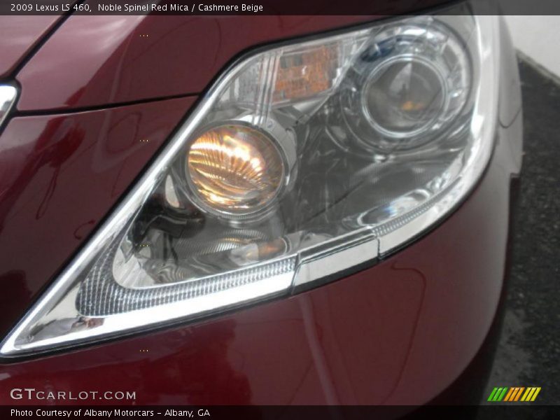 Noble Spinel Red Mica / Cashmere Beige 2009 Lexus LS 460