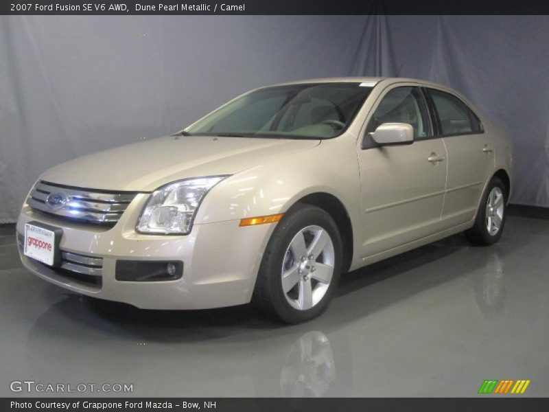 Dune Pearl Metallic / Camel 2007 Ford Fusion SE V6 AWD