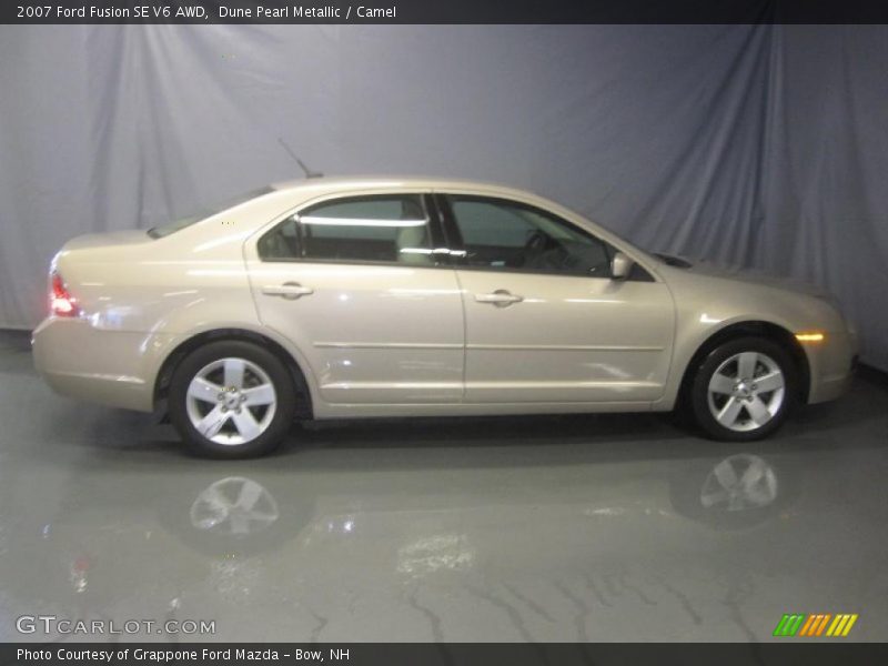 Dune Pearl Metallic / Camel 2007 Ford Fusion SE V6 AWD