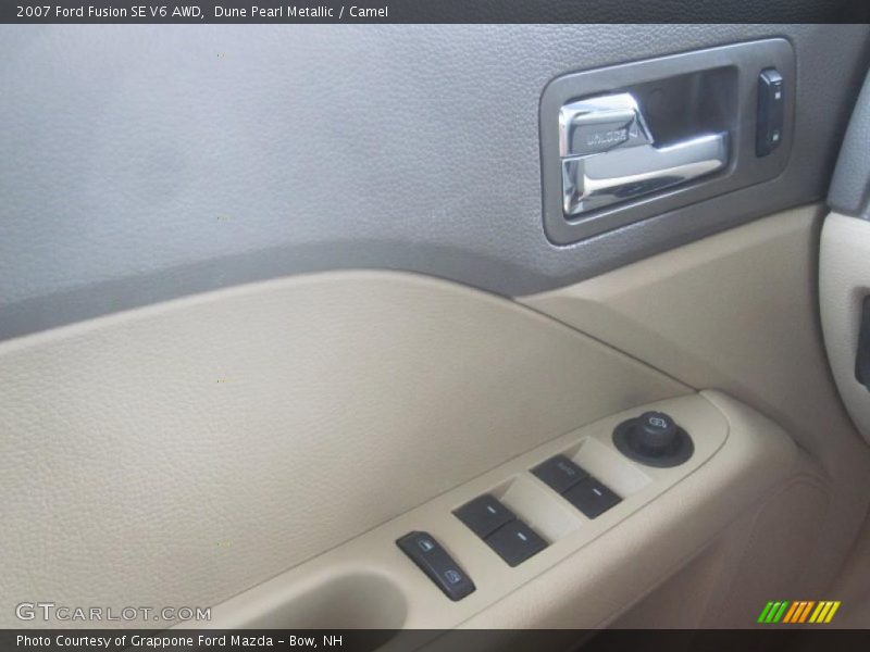 Dune Pearl Metallic / Camel 2007 Ford Fusion SE V6 AWD