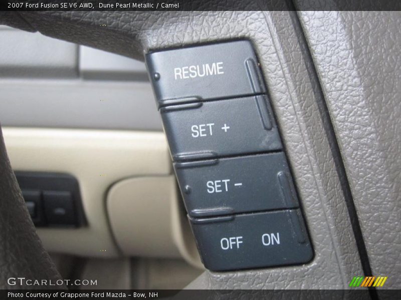 Dune Pearl Metallic / Camel 2007 Ford Fusion SE V6 AWD