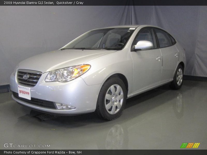 Quicksilver / Gray 2009 Hyundai Elantra GLS Sedan