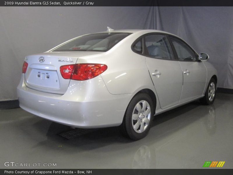 Quicksilver / Gray 2009 Hyundai Elantra GLS Sedan