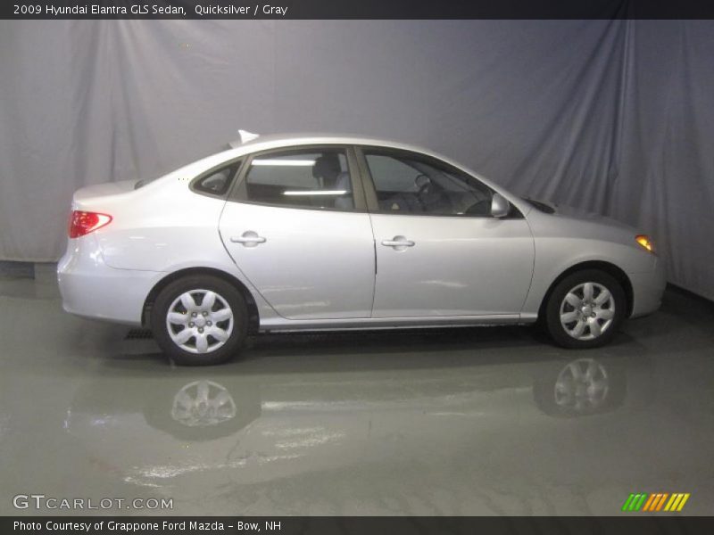 Quicksilver / Gray 2009 Hyundai Elantra GLS Sedan