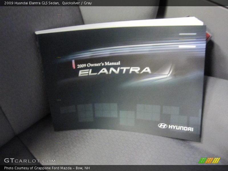 Quicksilver / Gray 2009 Hyundai Elantra GLS Sedan