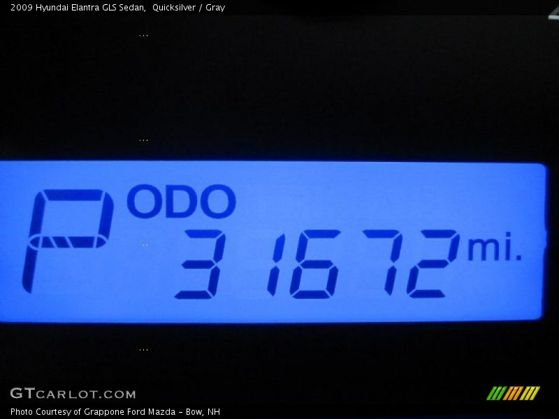 Quicksilver / Gray 2009 Hyundai Elantra GLS Sedan