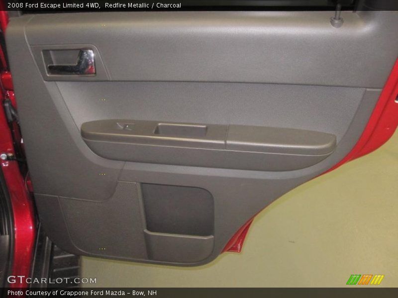 Redfire Metallic / Charcoal 2008 Ford Escape Limited 4WD